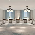 New Chinese Reception Area 3d model