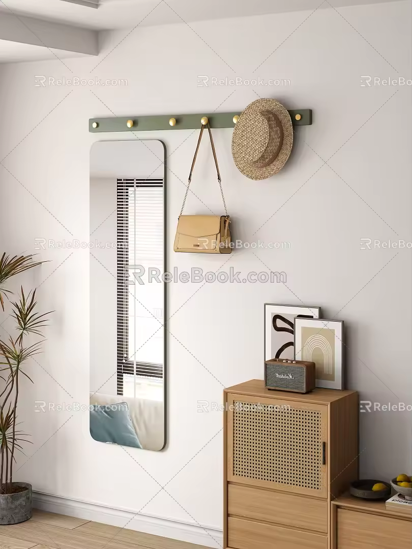 Full-length mirror 3d model