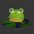Frog Poison Frog Game Frog Reptile Cold Blooded Animal Reptile 3d model