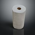 White Textured Toilet Paper Roll For Household Everyday Use And Absorbent Softness