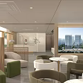 Modern Elegant Property Sales Office Exterior With Warm Soft Lighting And Full Height Glass Facade