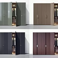 Modern Wardrobe Designs In Multiple Colors With Sleek Doors And Storage Space