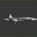 Futuristic White Aircraft Model With Sleek Aerodynamic Structure And Scifi Design