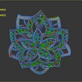 Elegant Floral Decorative Brooch With Silver Metal Intricate Pattern And Rhinestone Inlays