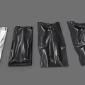 Game Movie Character Cosplay Props With Black White Leather Wrist Guards And Accessories