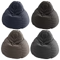 Cozy Bean Bag Chairs In Various Colors For Modern Living Room