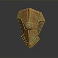 Medieval Shield Ancient Shield Defensive Weapon Ancient Shield Iron Shield Protective Shield Wooden Shield 3d model