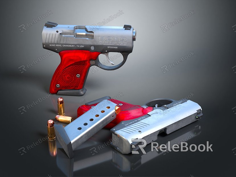 Pistol semi-automatic pistol automatic pistol modern weapon hot weapon hot weapon gun military model