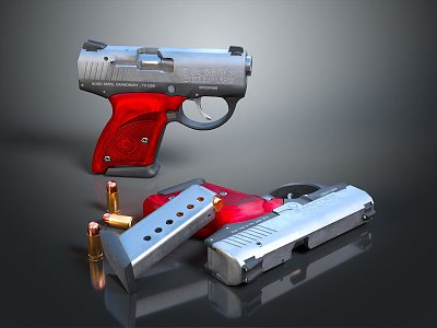 Pistol semi-automatic pistol automatic pistol modern weapon hot weapon hot weapon gun military 3d model