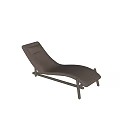 Modern Leather Lounge Chair With Black Metal Frame And Ergonomic Design