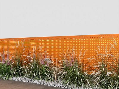 Perforated panel wall model