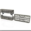 Heavy Duty Metal Truss Equipment With Grid Like Support Structure For Stage Setup