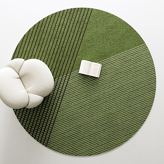 Modern Round Carpet 3d model