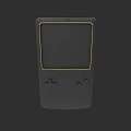 Electric Toy Handheld Game Console Featuring Black Design Screen And Buttons
