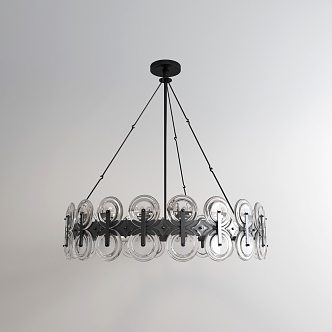 Crystal Chandelier Hall Light 3d model