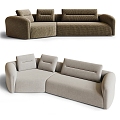 Basilico corner sofa sofa multi-person sofa 3d model