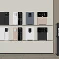 Various Styles Water Dispensers On Shelf Display And Floor Standing Unit