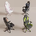 Stylish Office Gaming Chairs In Various Colors With Ergonomic Design Features