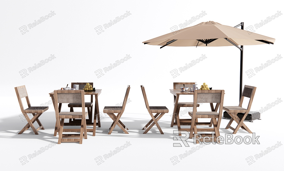 Modern Outdoor Table and Chair Outdoor Leisure Table and Chair model