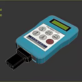 LANDTEK DT-2234C Digital Tachometer with Blue Casing Digital Display Control Buttons and Measuring Probe