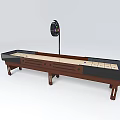 Professional Air Hockey Table With Wooden Frame Smooth Playing Surface Electronic Scoreboard And Sturdy Legs