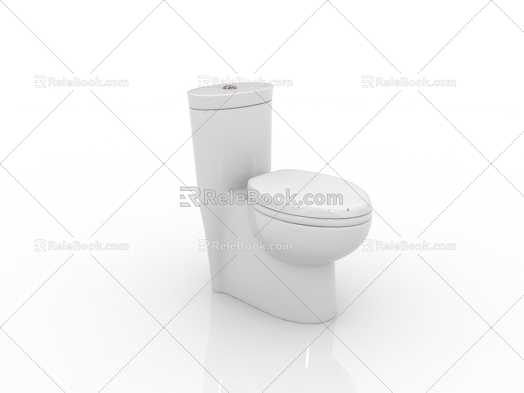 Modern Bathroom Supplies Toilet Smart Toilet Toilet 3d model