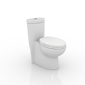 Modern Bathroom Supplies Toilet Smart Toilet Toilet 3d model