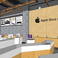 Modern Huawei Digital Store With Latest Electronic Products And Display Racks