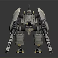 Advanced Futuristic Mech Robot With Metal Armor Mechanical Limbs And Design Details