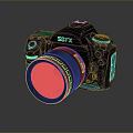 SBFPX Computer Webcam With Black Body Green Screen And High Definition Lens