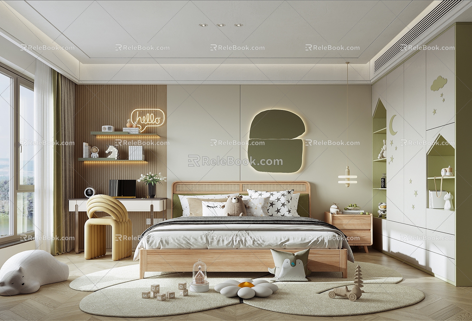 Children's bedroom Children's room 3d model