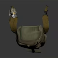 Functional Camouflage Backpack With Adjustable Straps Metal Hardware And Durable Fabric
