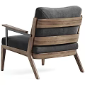 Modern Single Sofa With Beige Fabric Upholstery Wooden Frame Armrests And Multiple Color Options