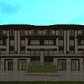 Modern Multi Storey Detached Villa Exterior Design With Large Windows Lush Garden And Exterior Lighting