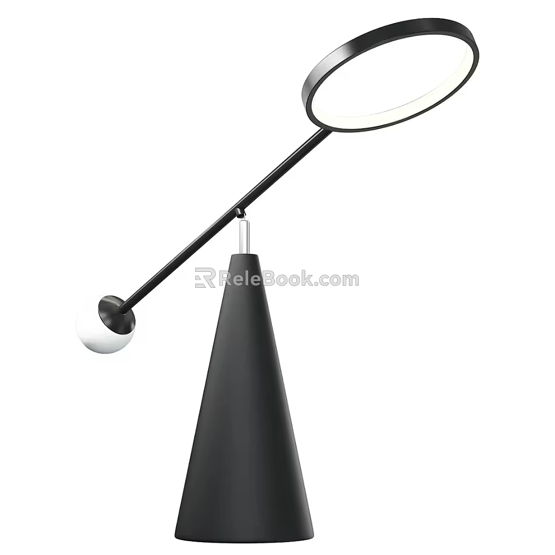 Simple Table Lamp Learning Table Lamp Decorative Table Lamp Study Room Table Lamp Bedside Table Lamp Minimalist Table Lamp 3d model
