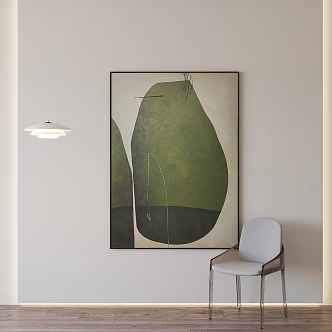 Modern Decorative Painting 3d model
