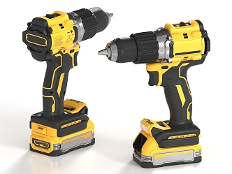 Electric drill electric drill impact driver impact drill hardware tools 3d model