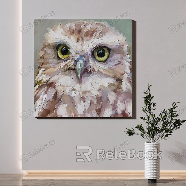 Modern Animal Painting Decorative Painting model