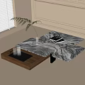 Coffee table combination coffee table 3d model