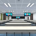 Modern Classroom University Classroom 3d model