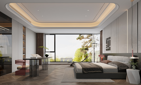 Modern Bedroom 3d model