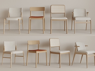 Nordic Dining Chair 3d model