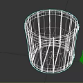 modern ink bucket 3d model