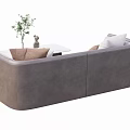 Light Luxury Sofa Coffee Table 3d model