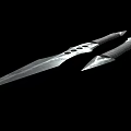 Bitter No Dart Hidden Weapon Flying Knife bayonet spike weapon ninja dart throwing weapon low face number low model simple model movie level realistic 3d model
