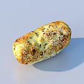 Golden Baked Pastries on Black Tray with Toasted Surface and Seasoning