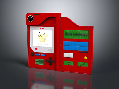Modern game machine electronic chicken hand game machine hand game machine 3d model