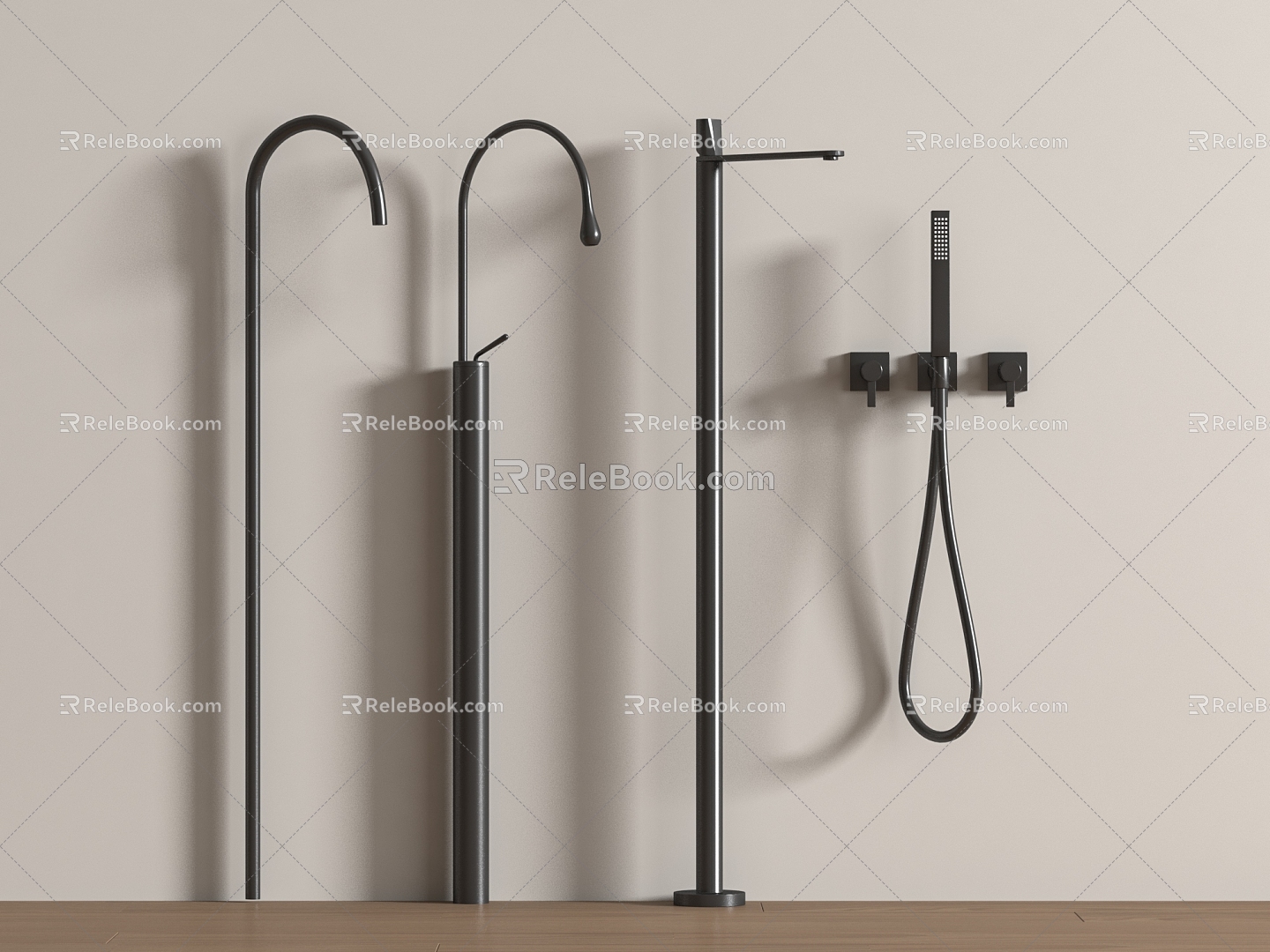 Modern faucet 3d model