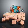 Characters Game Characters Game Characters Realistic Characters Cartoon Characters Handmade Cartoon Handmade 3d model