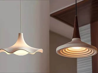 Modern bedside chandelier 3d model